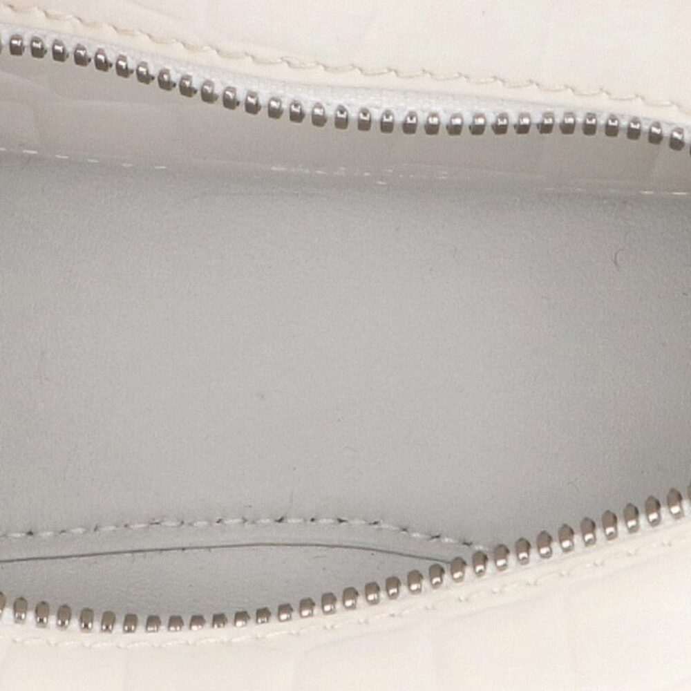 Balenciaga Neo City Embossed Leather Shoulder Bag White - Picture 4 of 5
